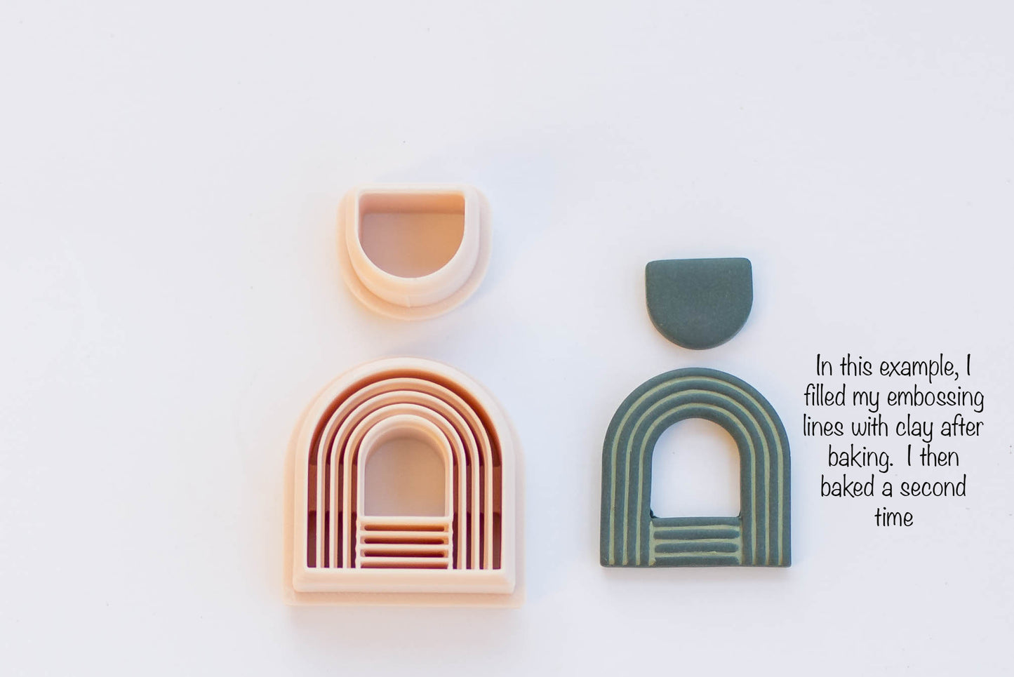 Lined Arch Clay Cutter