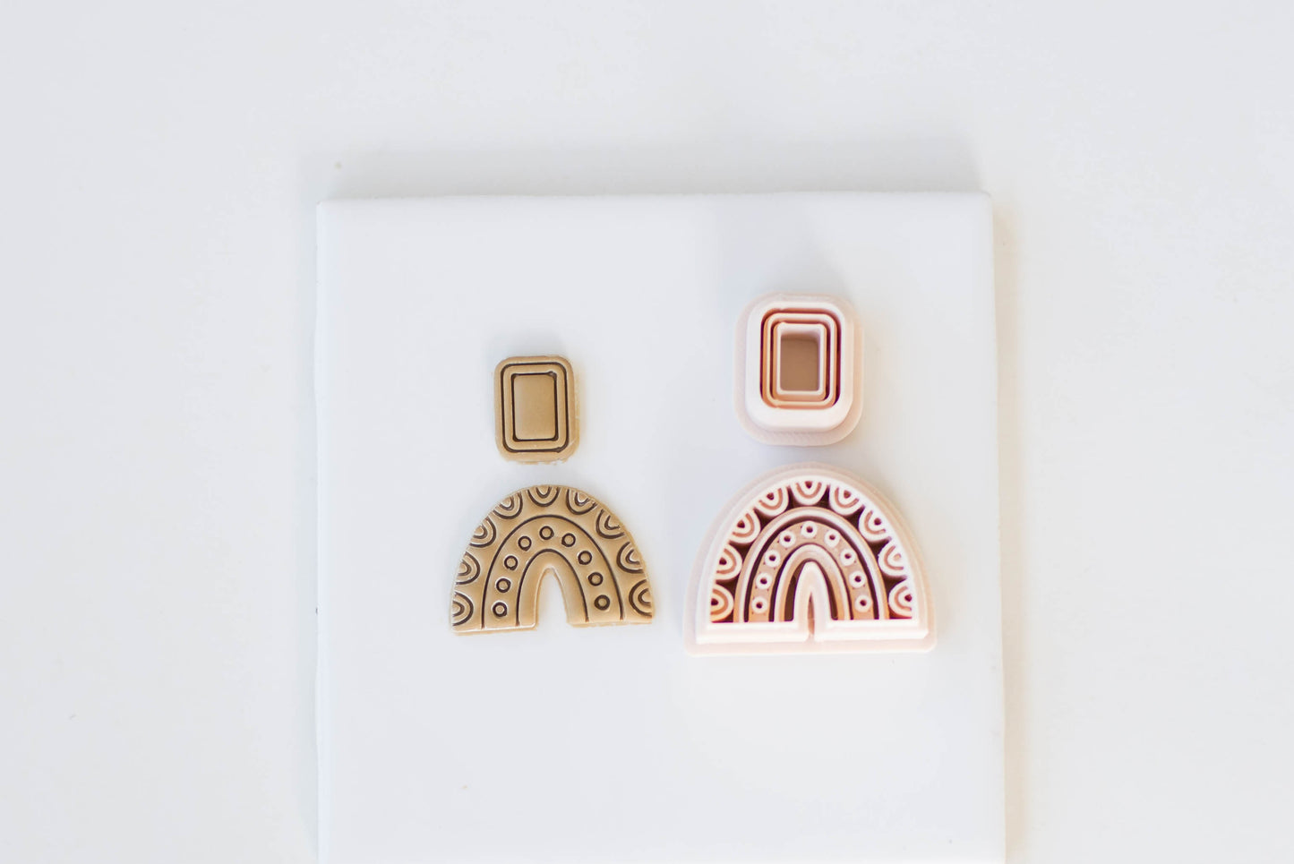 Boho Embossed Arch Clay Cutter