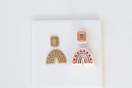 Boho Embossed Arch Clay Cutter