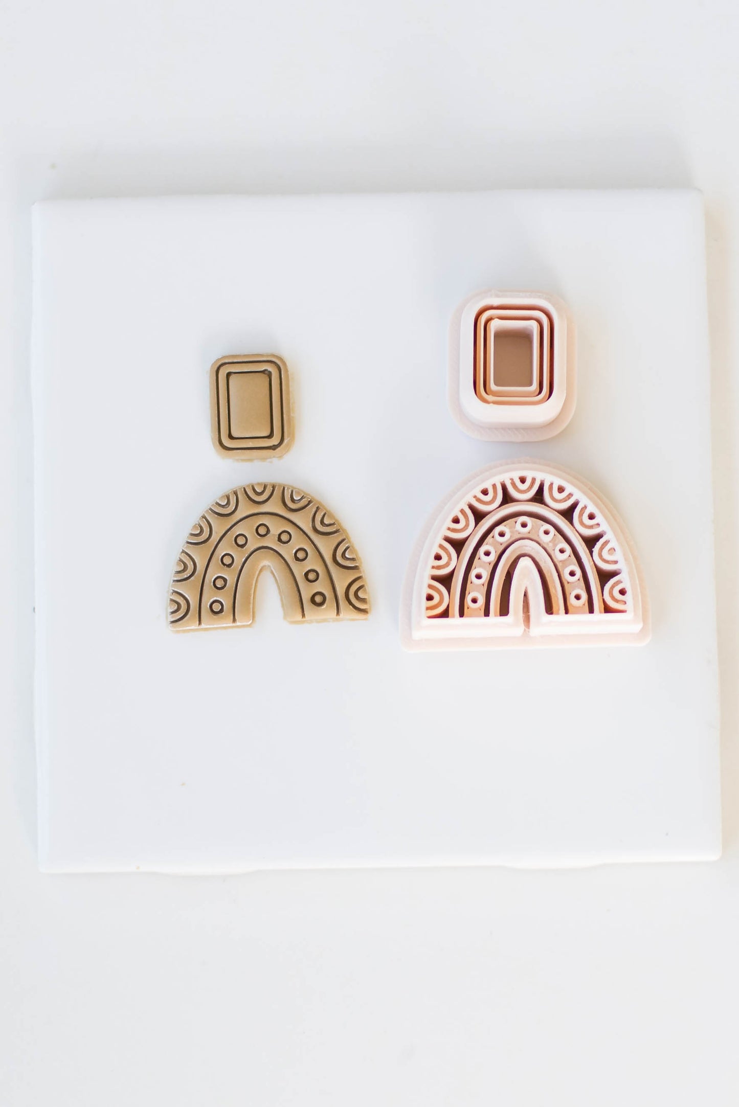 Boho Embossed Arch Clay Cutter
