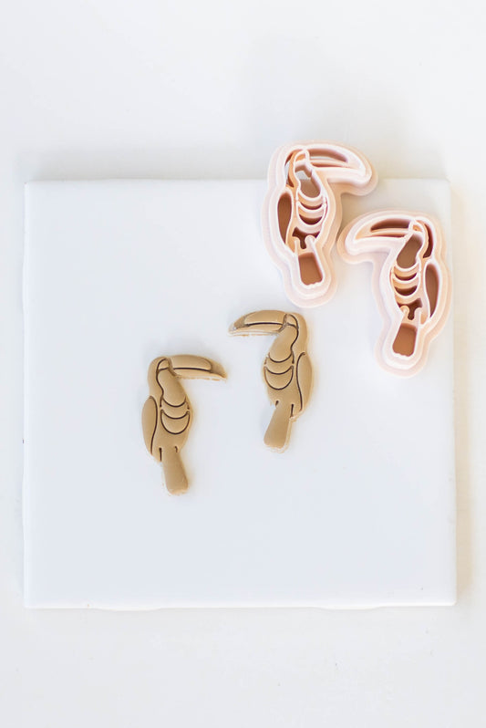Toucan Mirror Image Clay Cutters