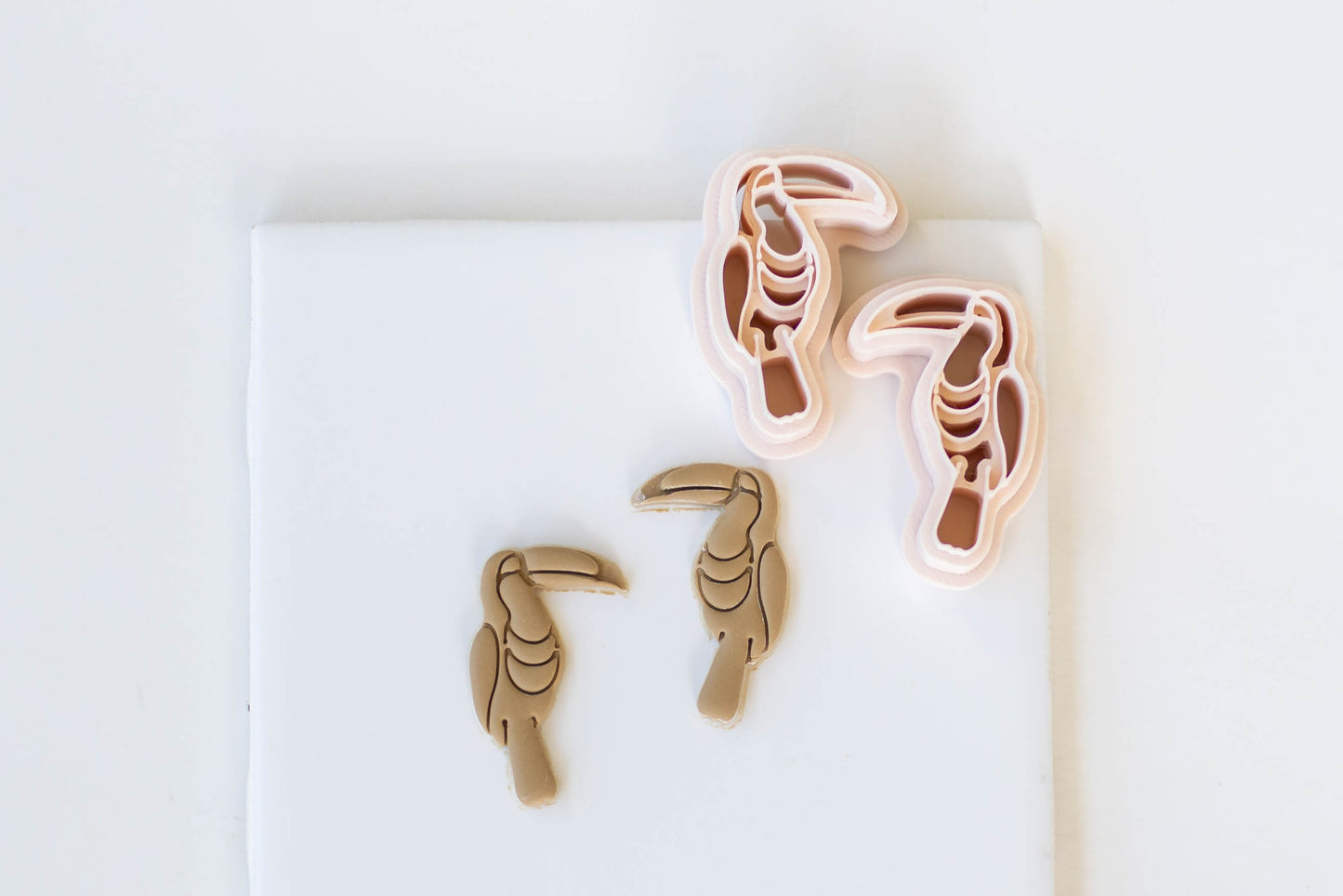 Toucan Mirror Image Clay Cutters