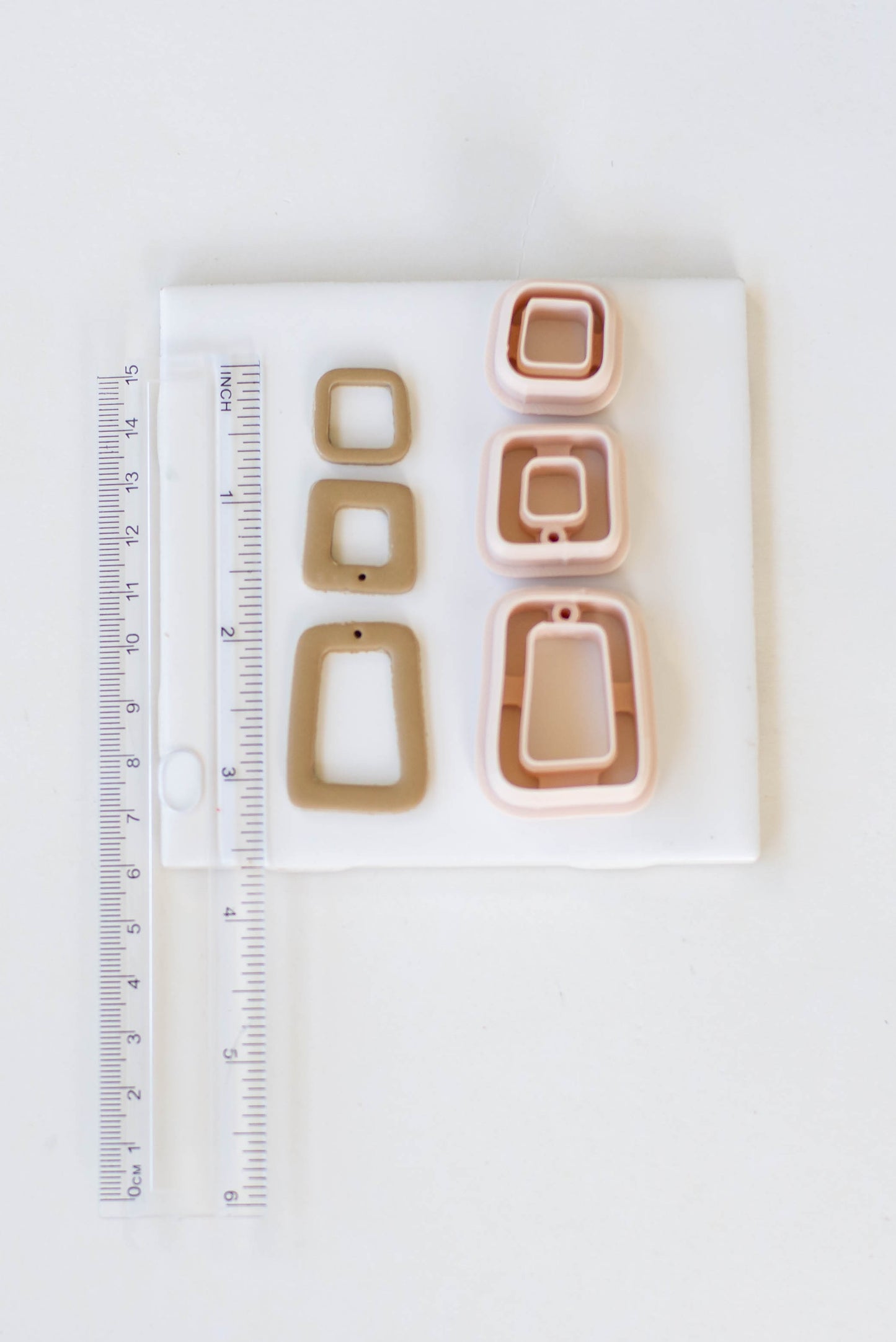 Set of 3 LARGE Clay Cutters