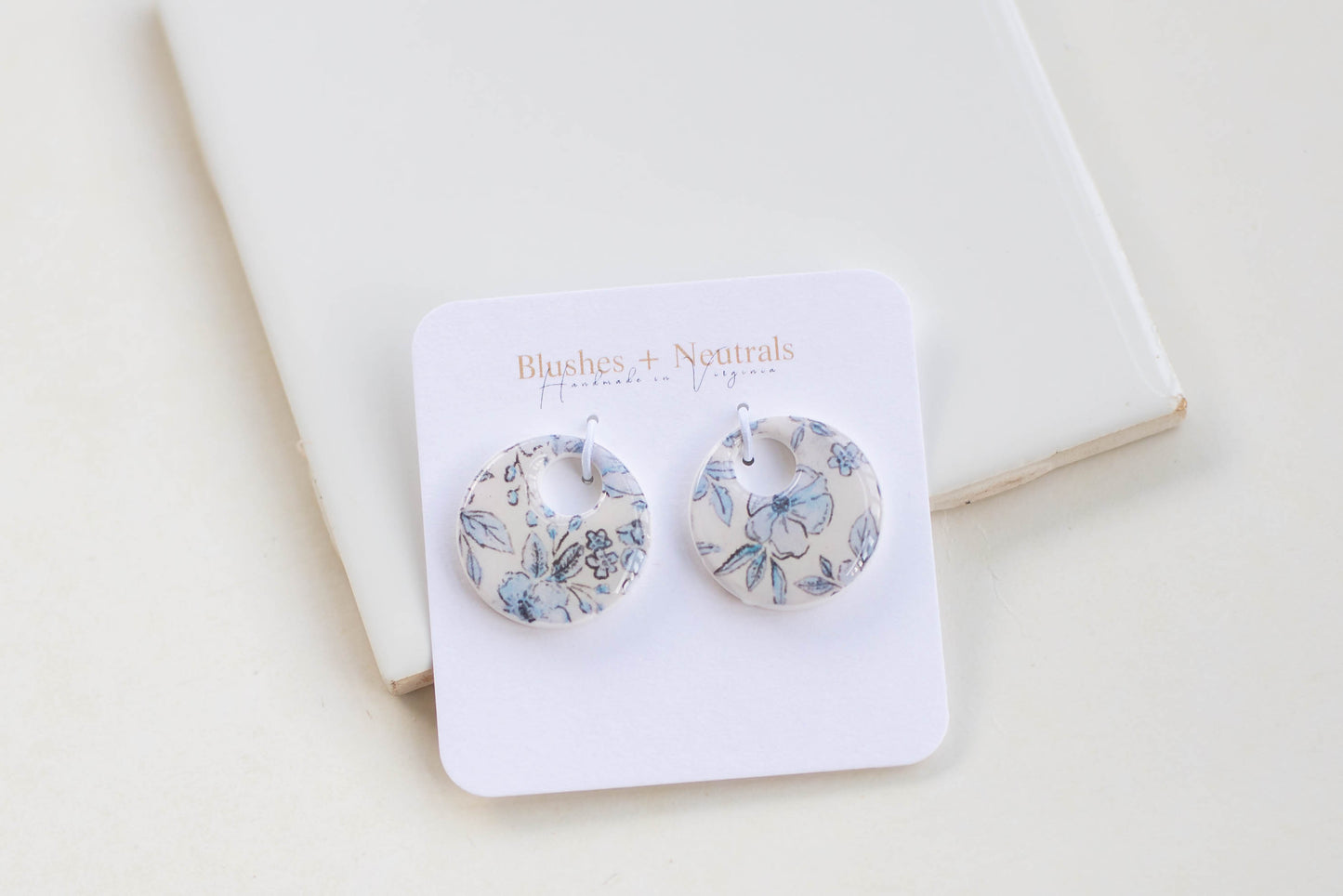 Circle in Blue Floral
