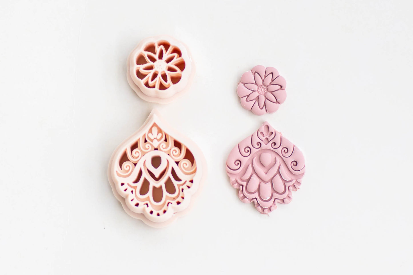 Detailed Floral Clay Cutter