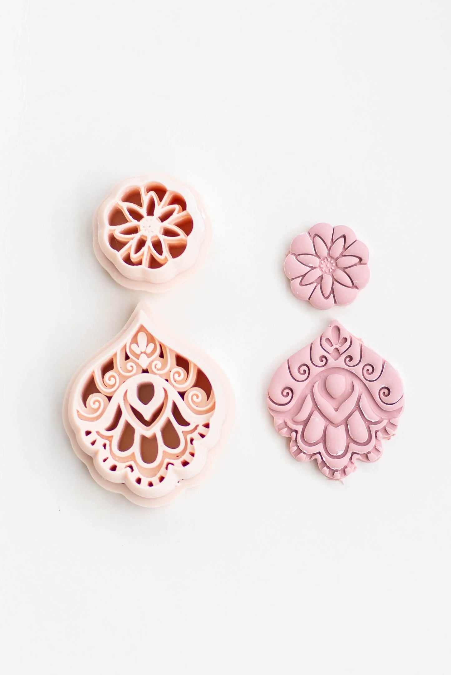 Detailed Floral Clay Cutter