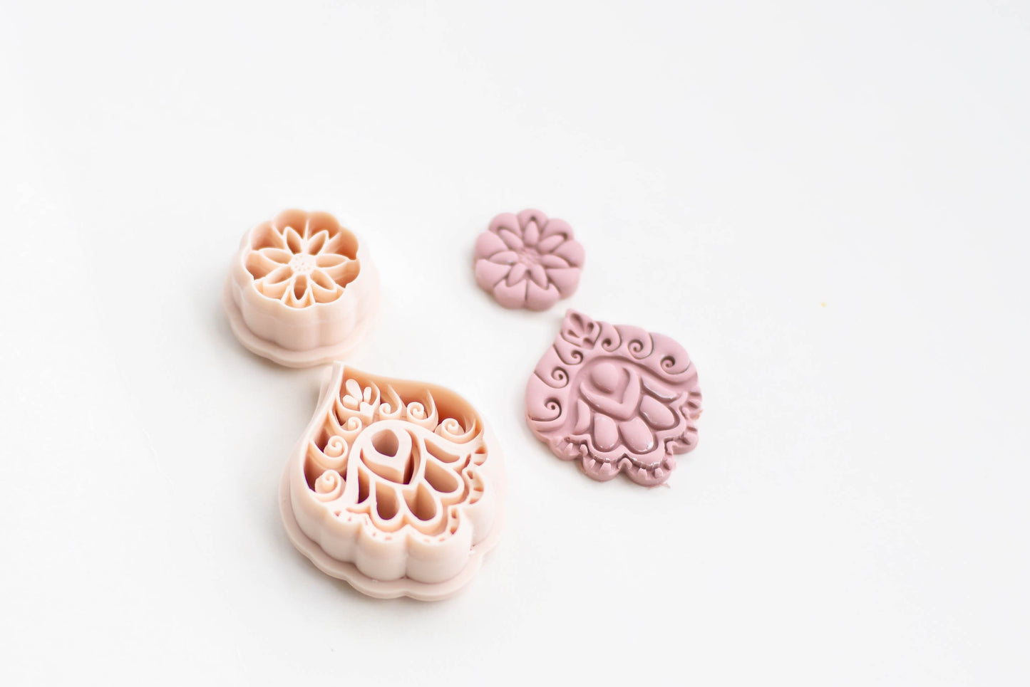 Detailed Floral Clay Cutter