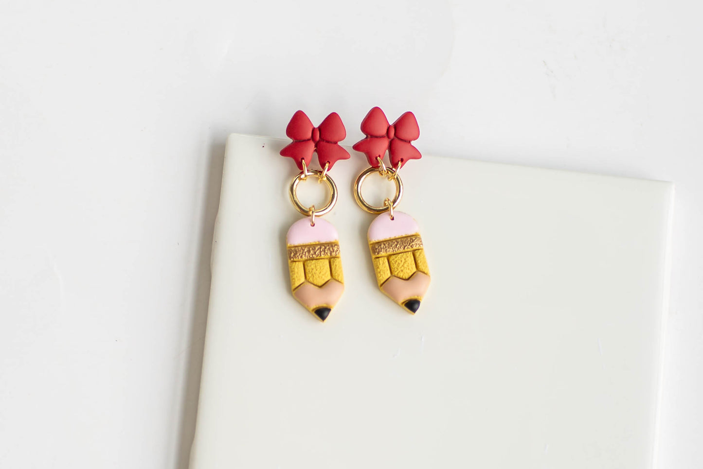Bow and Pencil Dangles
