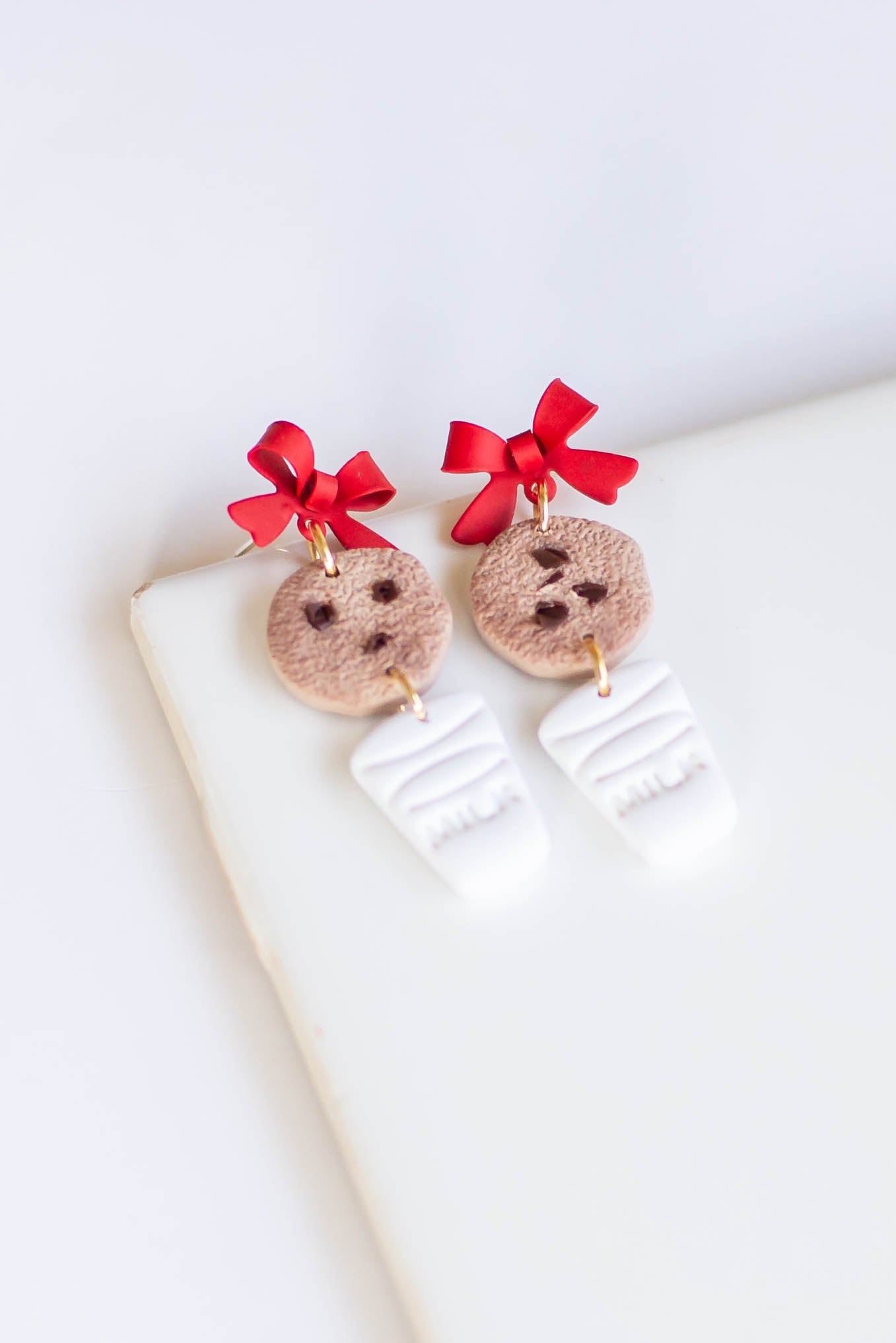 Milk and Cookie Earrings