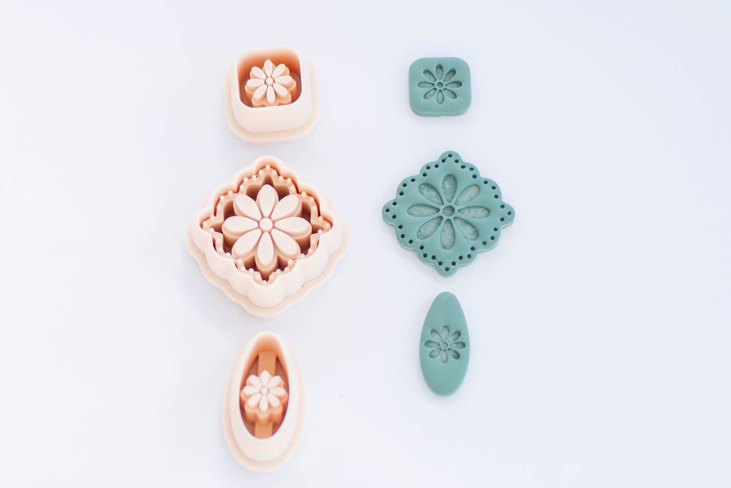 3 Piece Floral Clay Cutter Set