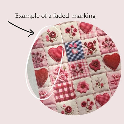 Valentine Slightly Imperfect Transfer Sheet 7 PCS