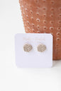 Clay Knot Studs 18K Gold