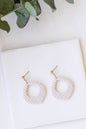 Statement Teardrop Clay Earrings