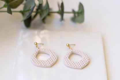 Statement Teardrop Clay Earrings