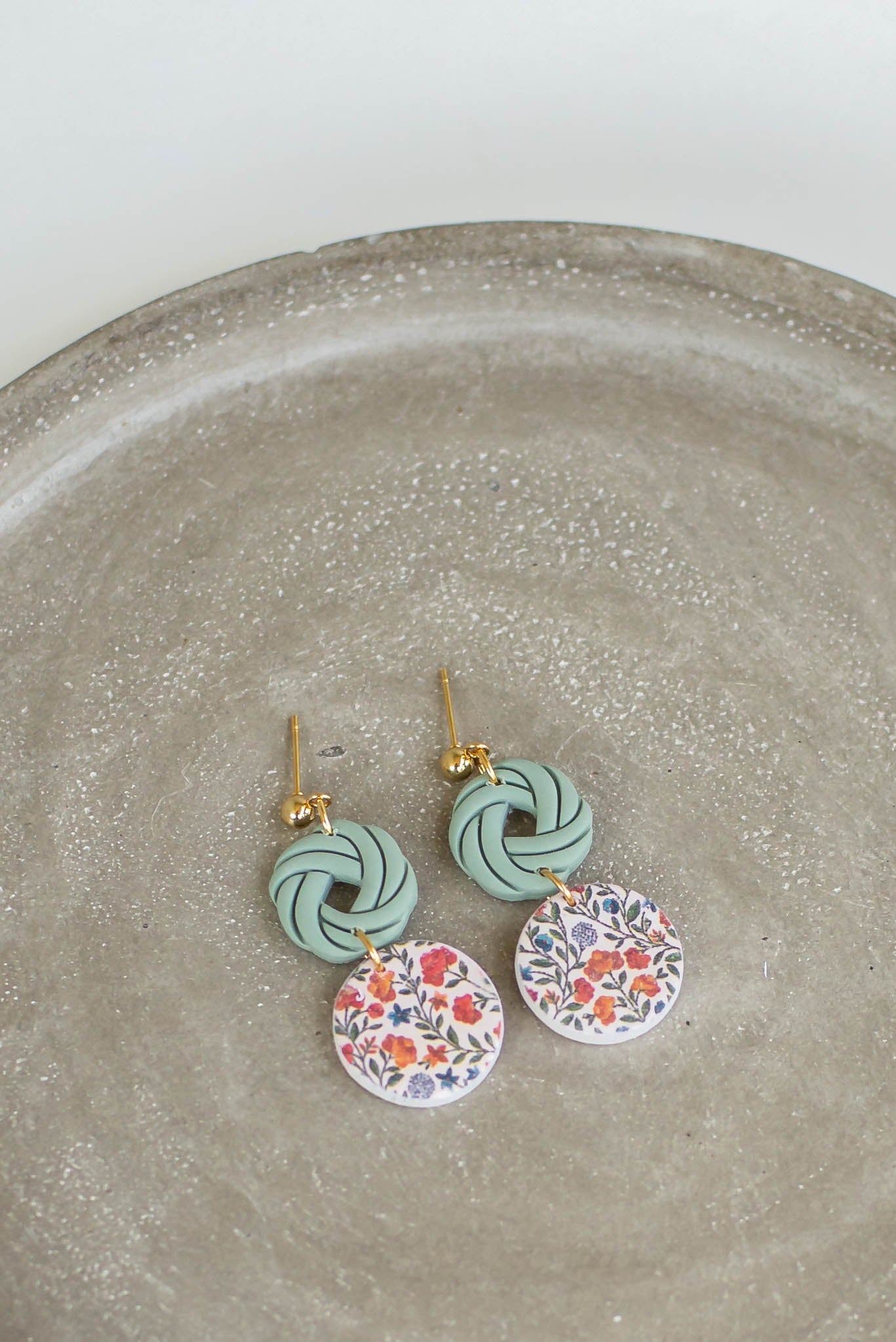 Spring Summer Clay Earrings