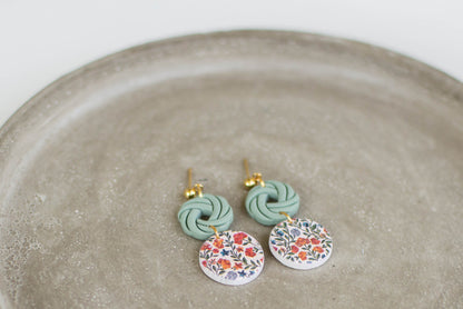 Spring Summer Clay Earrings