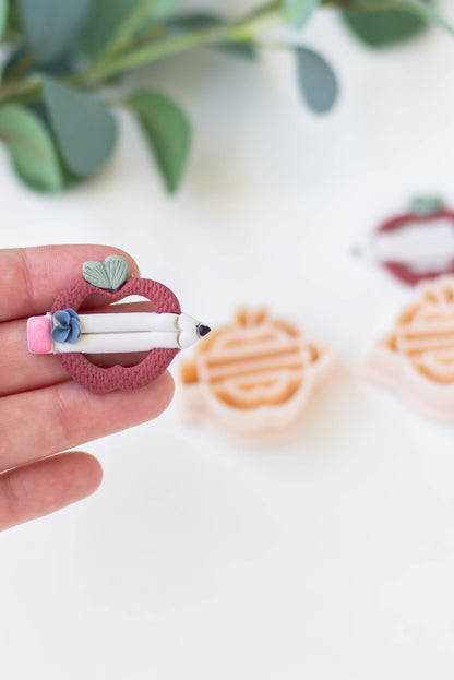 Apple Pencil Clay Cutters- Mirror Image