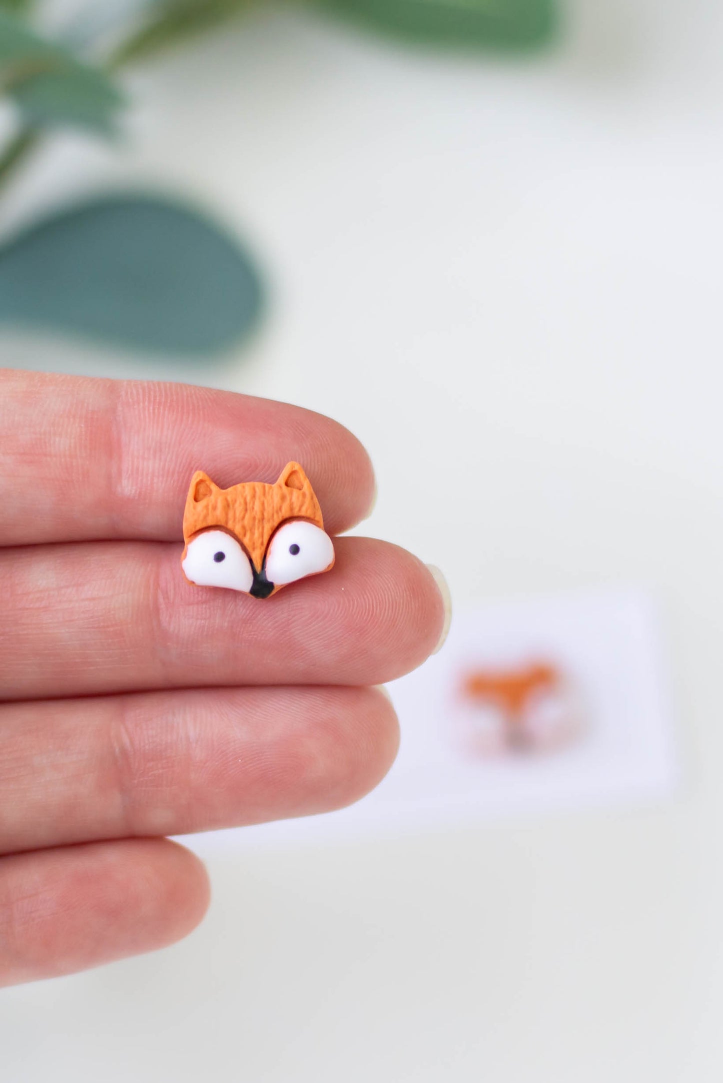 Cute Fox Stud Earrings