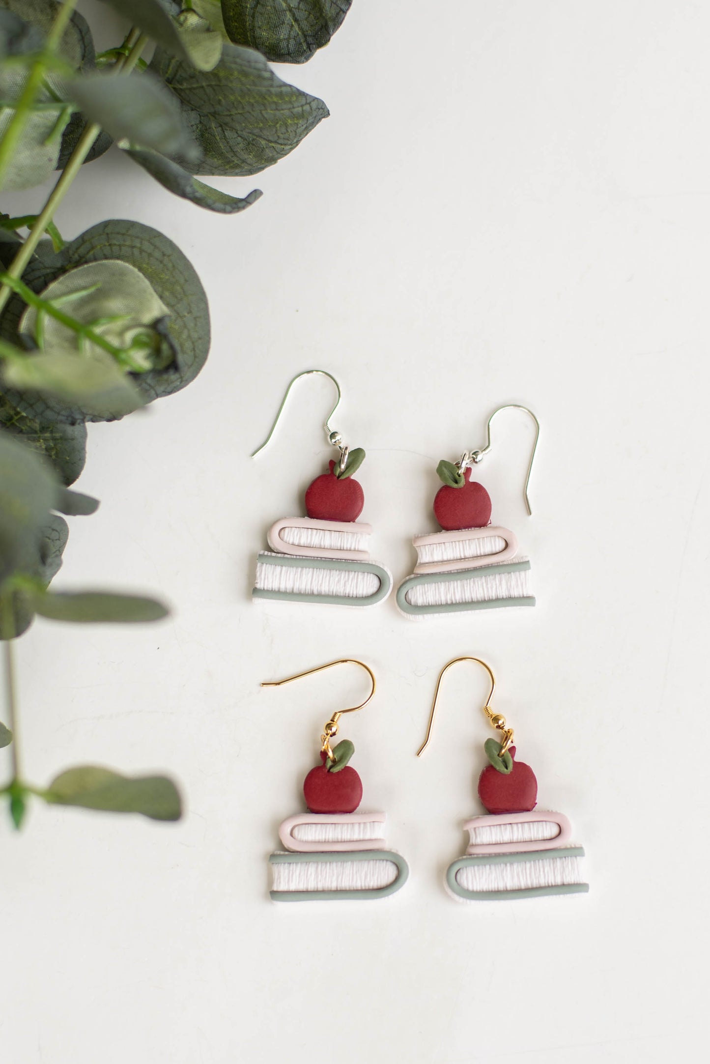 Book Stack Earrings