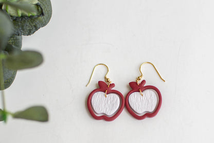 Apple Cut Out Earrings