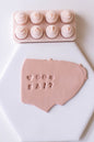 Symbol Stamp Set for Polymer Clay