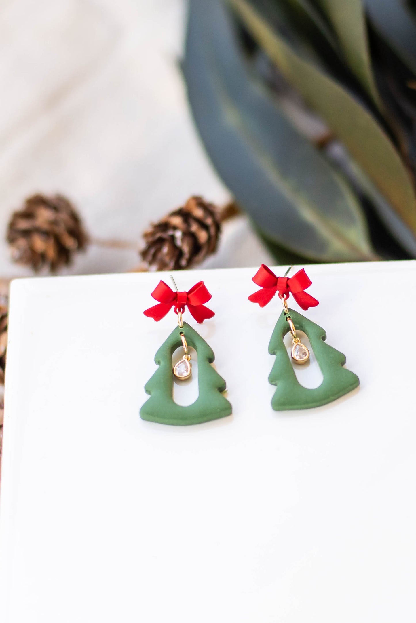 Christmas Tree Earrings