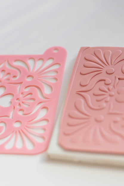 3D Printed Floral Stencil