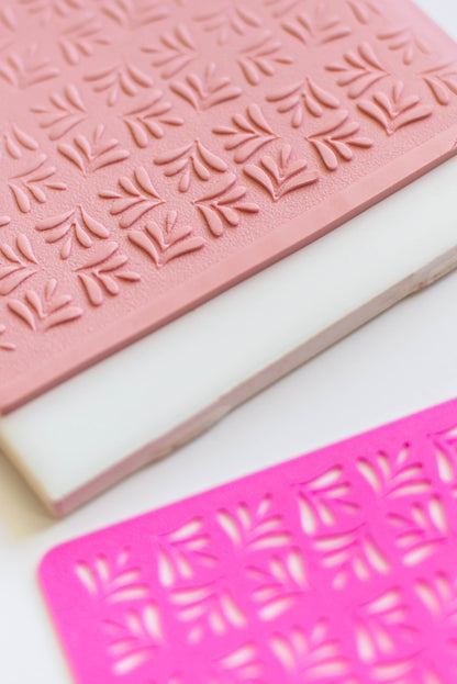 3D Printed Floral Stencil for Clay