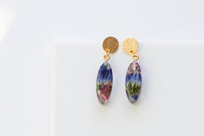 Pressed Flower Earrings