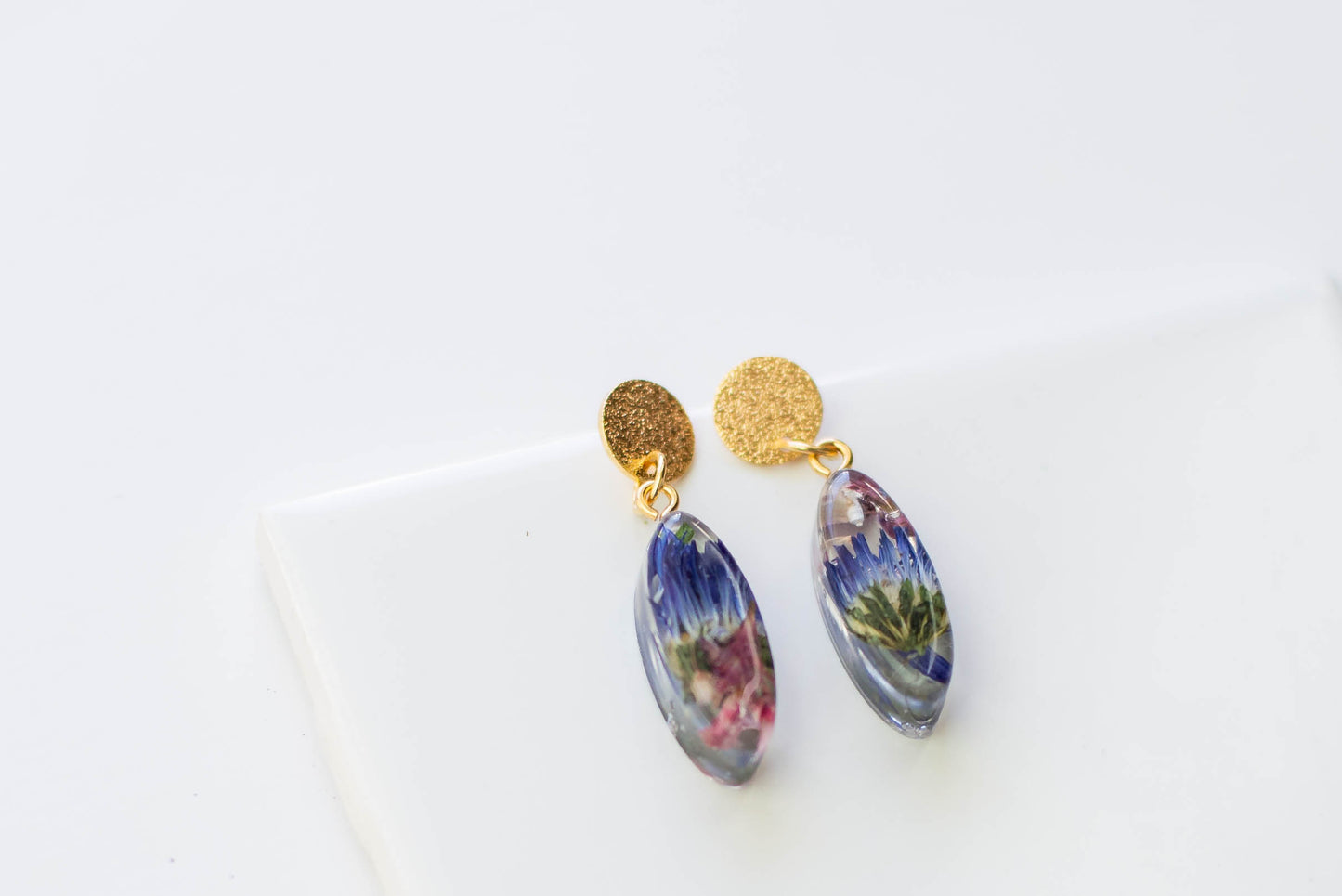 Pressed Flower Earrings