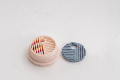 Geometric Ribbed Circle Cutter