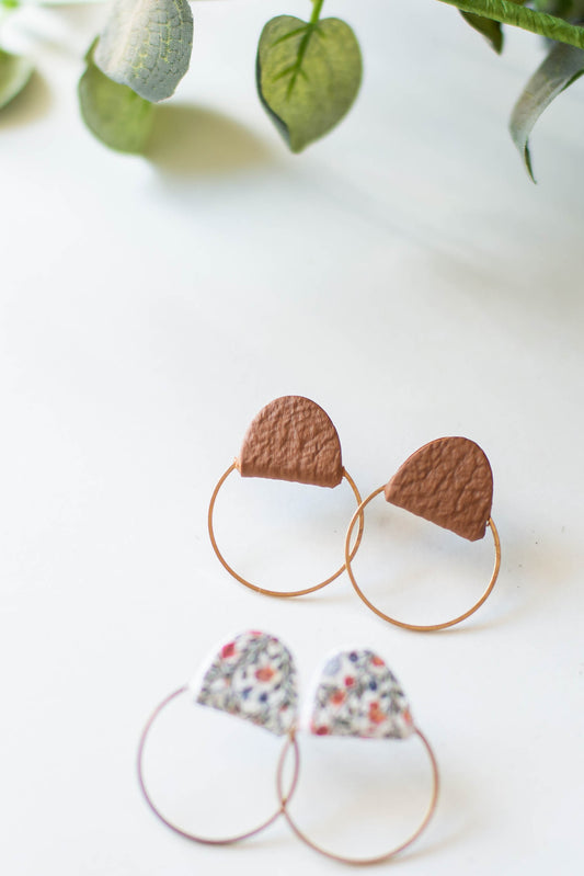 Minimalist Gold Hoop Studs