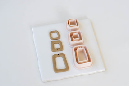 Set of 3 LARGE Clay Cutters