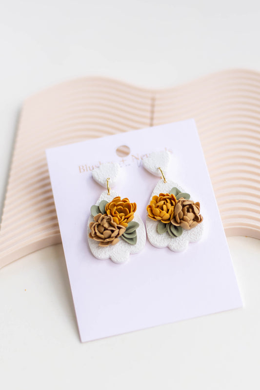 Handmade Floral Earrings