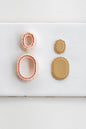 Scalloped Oval Bordered Clay Cutter Set