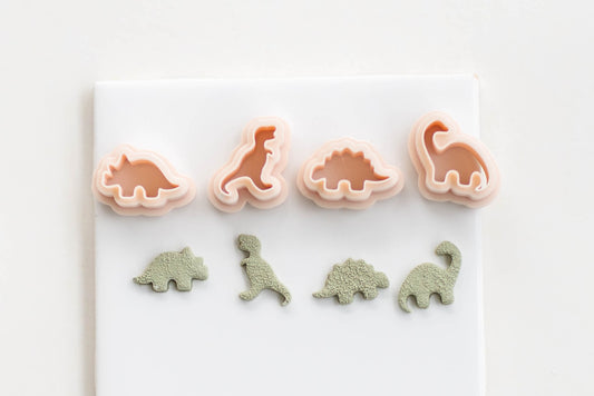 Set of 4 Dino Stud Cutters