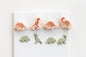 Set of 4 Dino Stud Cutters