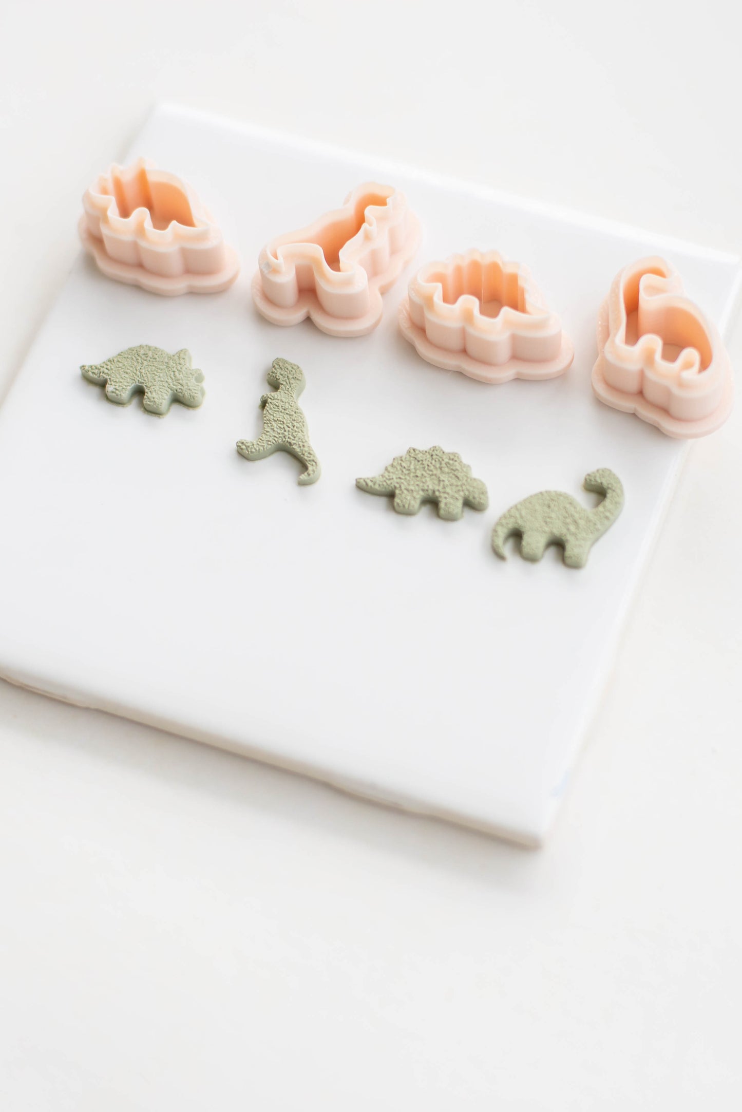 Set of 4 Dino Stud Cutters