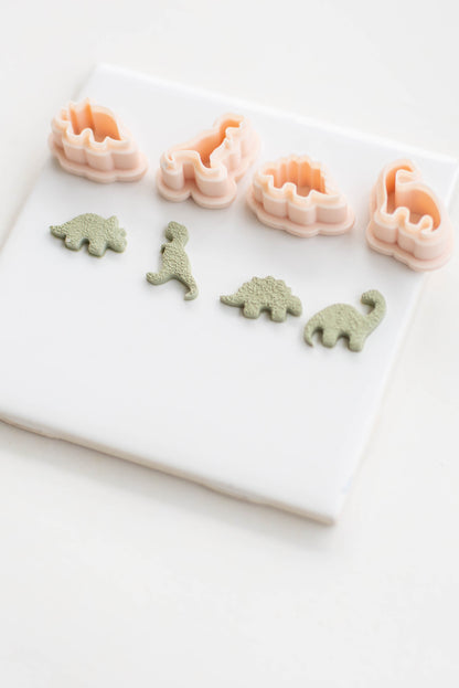 Set of 4 Dino Stud Cutters