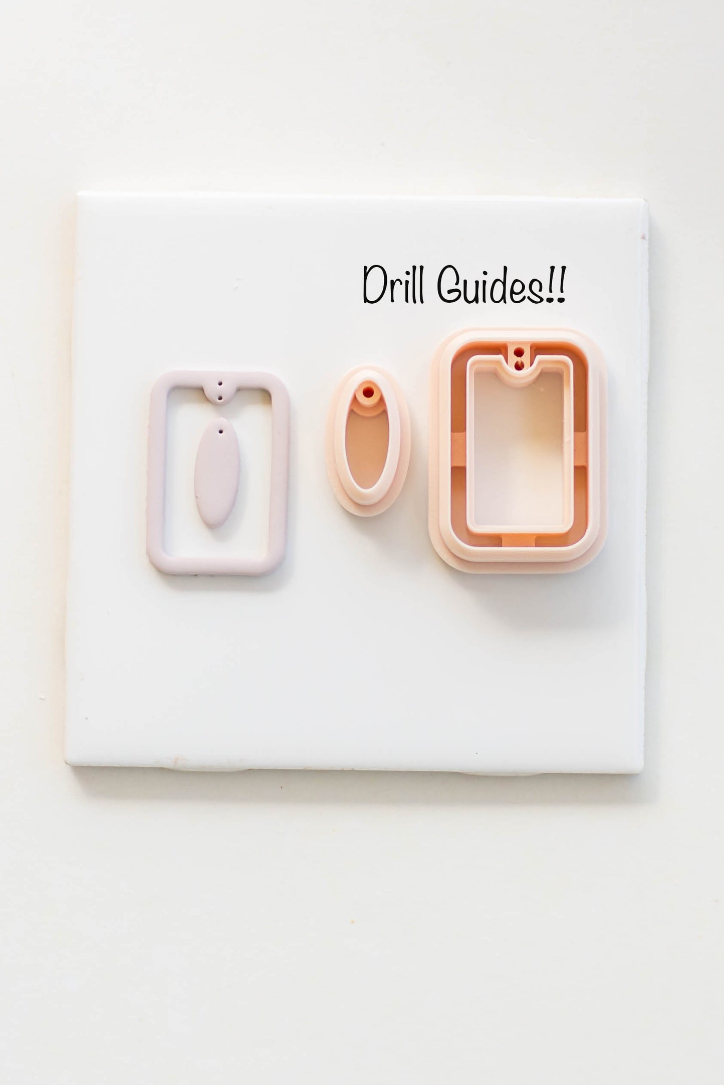 Drop 6 Drill Guide | Rectangle and Oval Cutter Set