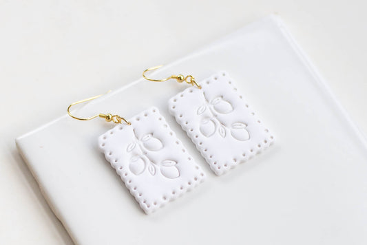 Scalloped Lemon Earrings