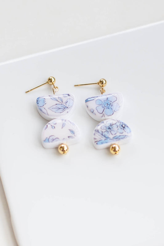 Handmade Clay Bead Earrings