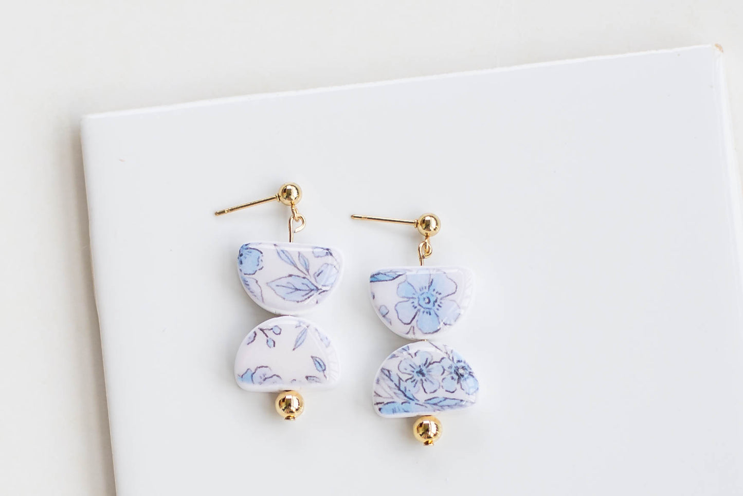Handmade Clay Bead Earrings