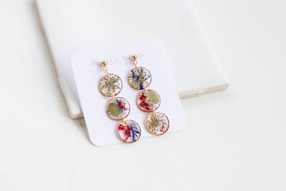 Pressed Flower Earrings