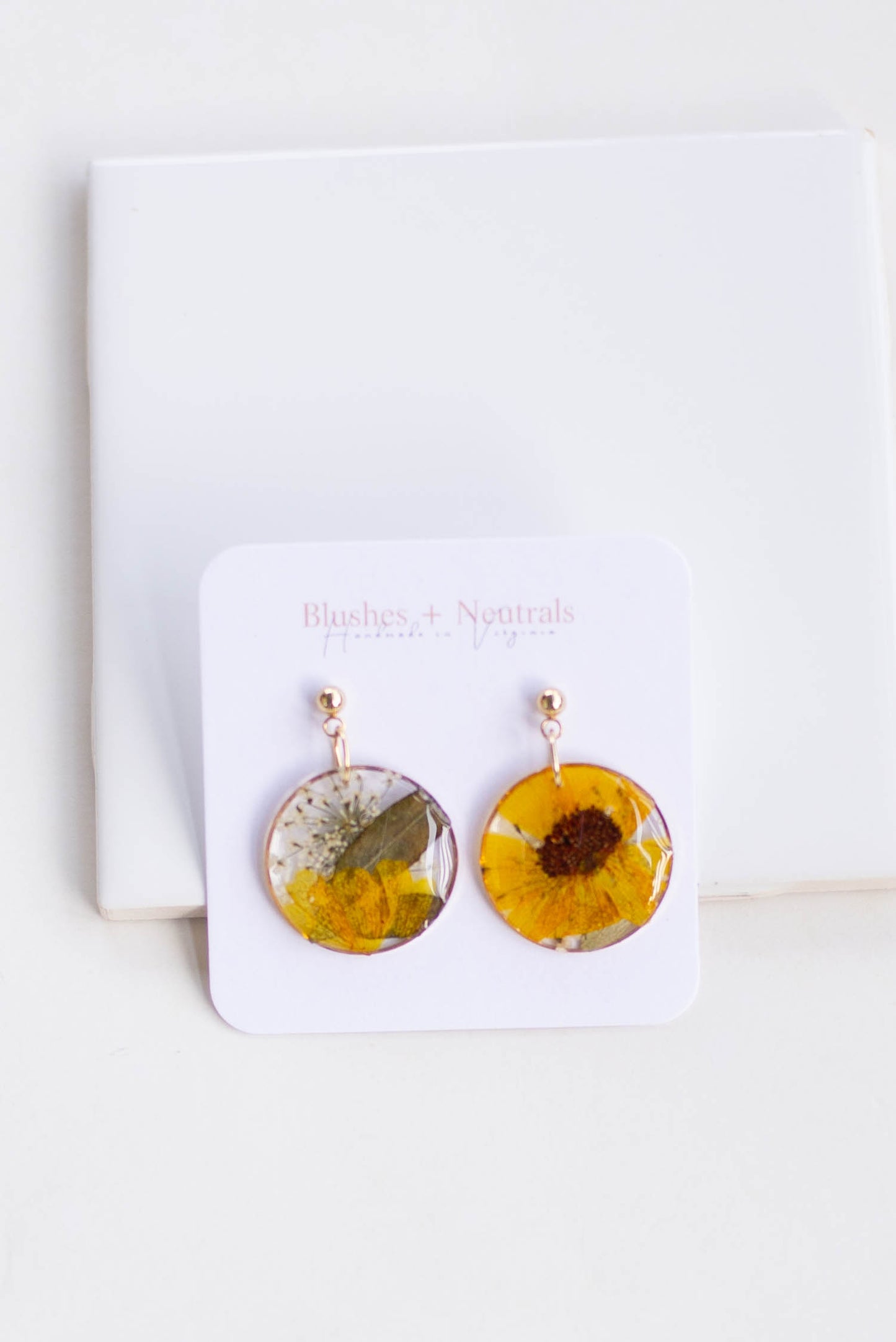 Pressed Flower Earrings