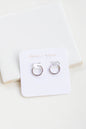 15mm Rhodium Plated Hoop