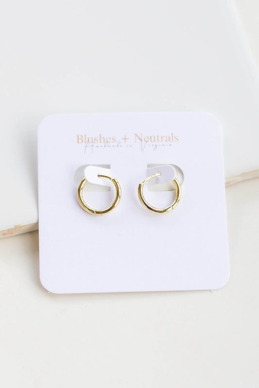 15mm Gold Plated Hoop