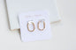 Gold Oval Hoop 20x15mm