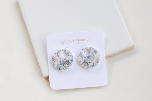 Circle in Blue Floral