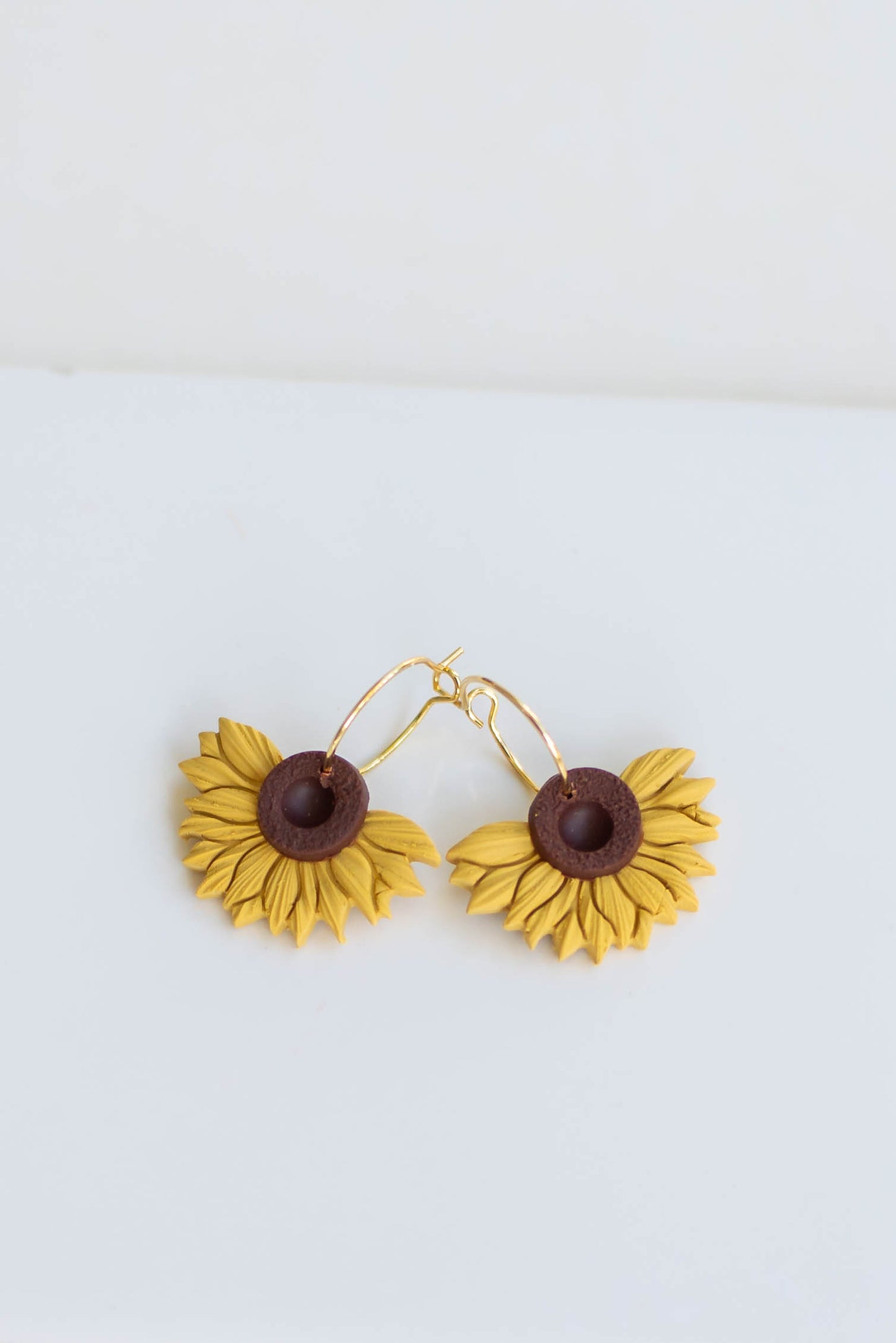 Sunflower Hoops (Post or Hoop)